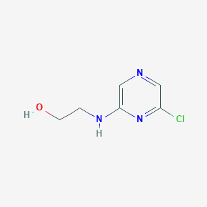molecular formula C6H8ClN3O B1441059 2-[(6-Chloro-2-pyrazinyl)amino]-1-ethanol CAS No. 1147998-45-5
