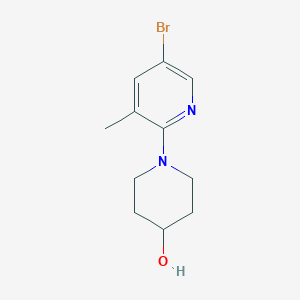 1-(5-Bromo-3-methyl-2-pyridinyl)-4-piperidinol