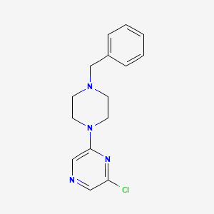 2-(4-Benzylpiperazin-1-yl)-6-chloropyrazine