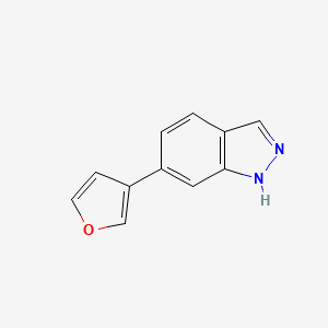 molecular formula C11H8N2O B1441076 6-Furan-3-YL-1H-indazole CAS No. 885271-98-7