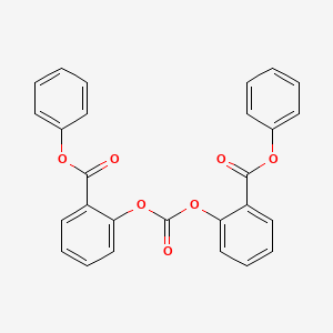 molecular formula C27H18O7 B14410769 Diphenyl 2,2'-[carbonylbis(oxy)]dibenzoate CAS No. 86031-14-3
