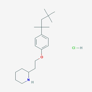 2-{2-[4-(1,1,3,3-Tetramethylbutyl)phenoxy]-ethyl}piperidine hydrochloride