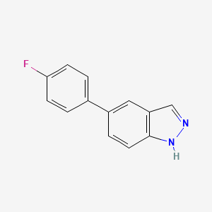 B1441080 5-(4-Fluorophenyl)-1h-indazole CAS No. 885272-86-6