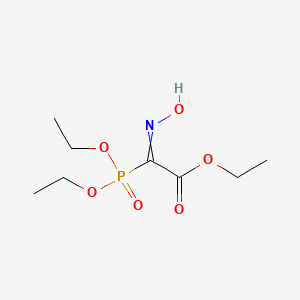 molecular formula C8H16NO6P B14410800 Ethyl (diethoxyphosphoryl)(hydroxyimino)acetate CAS No. 84858-78-6