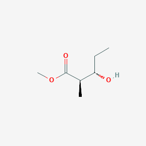 molecular formula C7H14O3 B14410809 Methyl (2R,3S)-3-hydroxy-2-methylpentanoate CAS No. 84277-55-4
