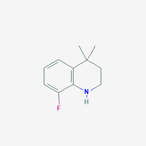 8-Fluoro-4,4-dimethyl-1,2,3,4-tetrahydroquinoline