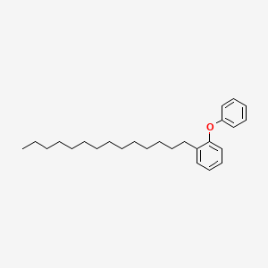 molecular formula C26H38O B14410884 1-Phenoxy-2-tetradecylbenzene CAS No. 84230-10-4
