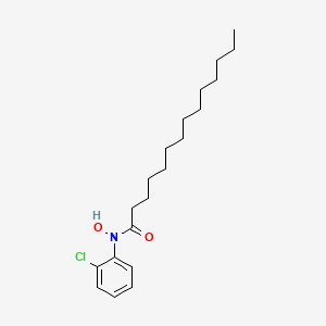 molecular formula C20H32ClNO2 B14410957 N-(2-Chlorophenyl)-N-hydroxytetradecanamide CAS No. 82291-41-6