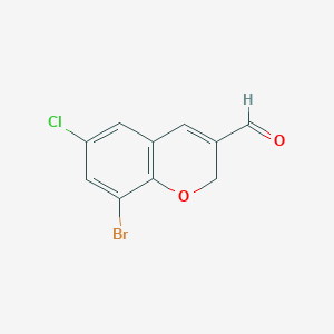 8-Bromo-6-chloro-2H-chromene-3-carbaldehyde