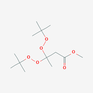 molecular formula C13H26O6 B14410985 Methyl 3,3-bis(tert-butylperoxy)butanoate CAS No. 81229-31-4