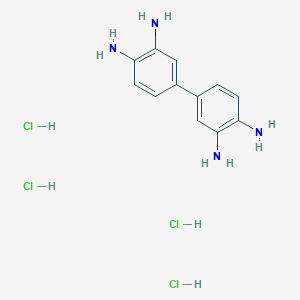 molecular formula C12H18Cl4N4 B014411 3,3'-Diaminobenzidine tetrahydrochloride CAS No. 7411-49-6
