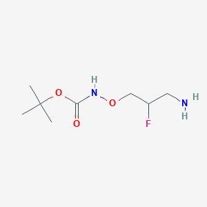 Carbamic acid, (3-amino-2-fluoropropoxy)-, 1,1-dimethylethyl ester (9CI)