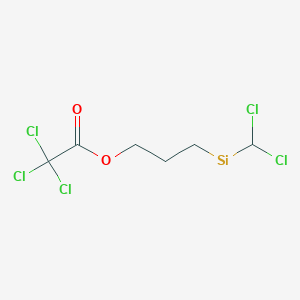 molecular formula C6H7Cl5O2Si B14411006 CID 78067027 