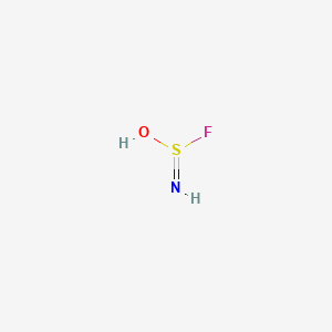 molecular formula FH2NOS B14411039 Sulfurofluoridimidous acid CAS No. 80533-88-6