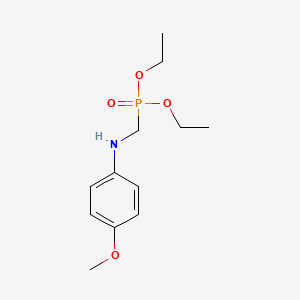 molecular formula C12H20NO4P B14411043 Diethyl [(4-methoxyanilino)methyl]phosphonate CAS No. 81439-58-9