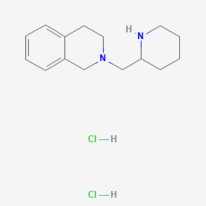 molecular formula C15H24Cl2N2 B1441105 2-(2-Piperidinylmethyl)-1,2,3,4-tetrahydroisoquinoline dihydrochloride CAS No. 1219964-57-4
