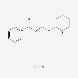 2-(2-Piperidinyl)ethyl benzoate hydrochloride
