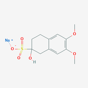 Sodium 2-hydroxy-6,7-dimethoxy-1,2,3,4-tetrahydro-naphthalene-2-sulfonate