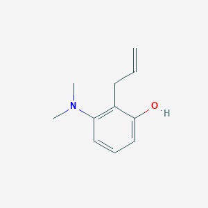 molecular formula C11H15NO B14411131 3-(Dimethylamino)-2-(prop-2-en-1-yl)phenol CAS No. 82217-72-9