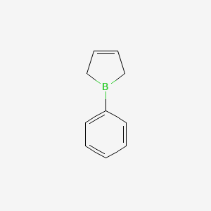 molecular formula C10H11B B14411158 1-Phenyl-2,5-dihydro-1H-borole CAS No. 84017-49-2