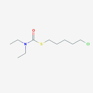 molecular formula C10H20ClNOS B14411162 S-(5-Chloropentyl) diethylcarbamothioate CAS No. 86433-28-5