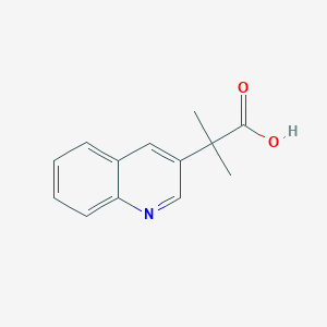 2-Methyl-2-(3-quinolinyl)propanoic acid