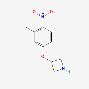 molecular formula C10H12N2O3 B1441120 3-(3-Methyl-4-nitrophenoxy)azetidine CAS No. 1220029-08-2