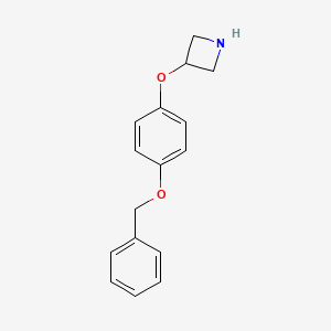 3-[4-(Benzyloxy)phenoxy]azetidine