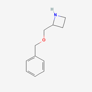 molecular formula C11H15NO B1441126 2-((Benzyloxy)methyl)azetidine CAS No. 1220030-41-0