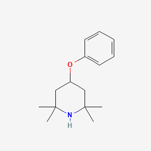 molecular formula C15H23NO B14411279 2,2,6,6-Tetramethyl-4-phenoxypiperidine CAS No. 82780-68-5