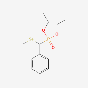 molecular formula C12H19O3PSe B14411294 Diethyl [(methylselanyl)(phenyl)methyl]phosphonate CAS No. 80436-47-1
