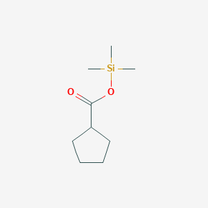 molecular formula C9H18O2Si B14411295 Trimethylsilyl cyclopentanecarboxylate CAS No. 84678-75-1
