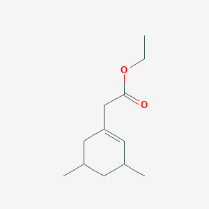 molecular formula C12H20O2 B14411299 Ethyl (3,5-dimethylcyclohex-1-en-1-yl)acetate CAS No. 87342-08-3