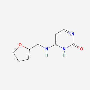 molecular formula C9H13N3O2 B1441131 4-[(Tetrahydro-2-furanylmethyl)amino]-2-pyrimidinol CAS No. 927803-70-1