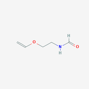 molecular formula C5H9NO2 B14411315 N-(2-ethenoxyethyl)formamide CAS No. 86242-81-1