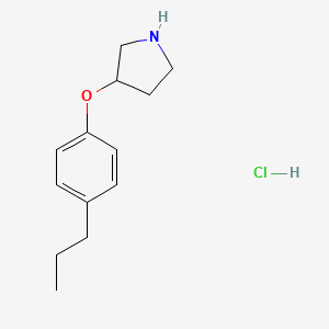 3-(4-Propylphenoxy)pyrrolidine hydrochloride