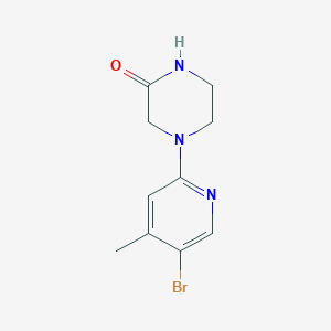 molecular formula C10H12BrN3O B1441148 4-(5-Bromo-4-methylpyridin-2-yl)piperazin-2-one CAS No. 1219961-02-0