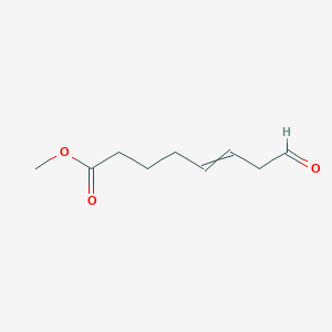 molecular formula C9H14O3 B14411484 Methyl 8-oxooct-5-enoate CAS No. 80764-54-1