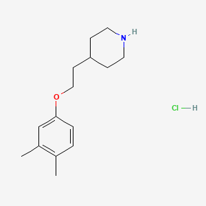 4-[2-(3,4-Dimethylphenoxy)ethyl]piperidine hydrochloride
