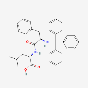 molecular formula C34H36N2O3 B14411522 N-(Triphenylmethyl)-L-phenylalanyl-L-leucine CAS No. 81391-68-6