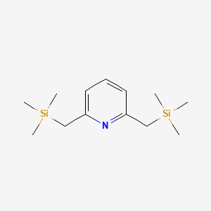 molecular formula C13H25NSi2 B14411554 2,6-Bis(trimethylsilylmethyl)pyridine CAS No. 85932-62-3