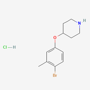 4-(4-Bromo-3-methylphenoxy)piperidine hydrochloride
