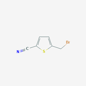 molecular formula C6H4BrNS B144116 5-(Bromomethyl)thiophene-2-carbonitrile CAS No. 134135-41-4