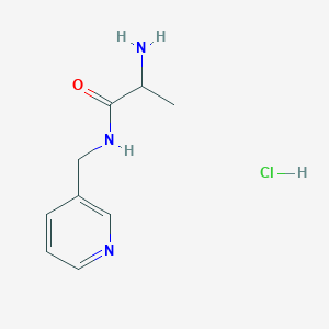 2-Amino-N-(3-pyridinylmethyl)propanamide hydrochloride