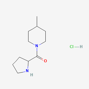 (4-Methyl-1-piperidinyl)(2-pyrrolidinyl)methanone hydrochloride