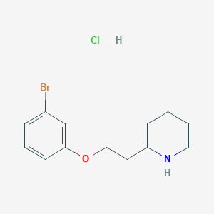 2-[2-(3-Bromophenoxy)ethyl]piperidine hydrochloride
