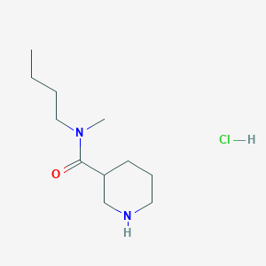N-Butyl-N-methyl-3-piperidinecarboxamide hydrochloride