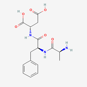 molecular formula C16H21N3O6 B14411682 L-Alanyl-L-phenylalanyl-L-aspartic acid CAS No. 82267-48-9