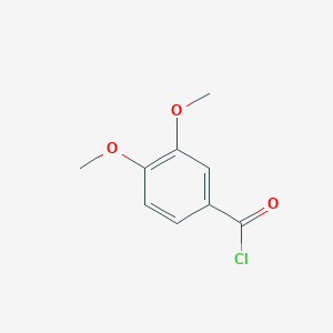 molecular formula C9H9ClO3 B144117 3,4-Dimethoxybenzoyl chloride CAS No. 3535-37-3