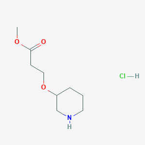 Methyl 3-(3-piperidinyloxy)propanoate hydrochloride